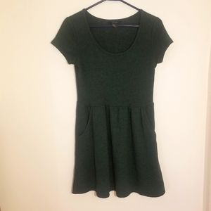 Forever21 heathered green dress